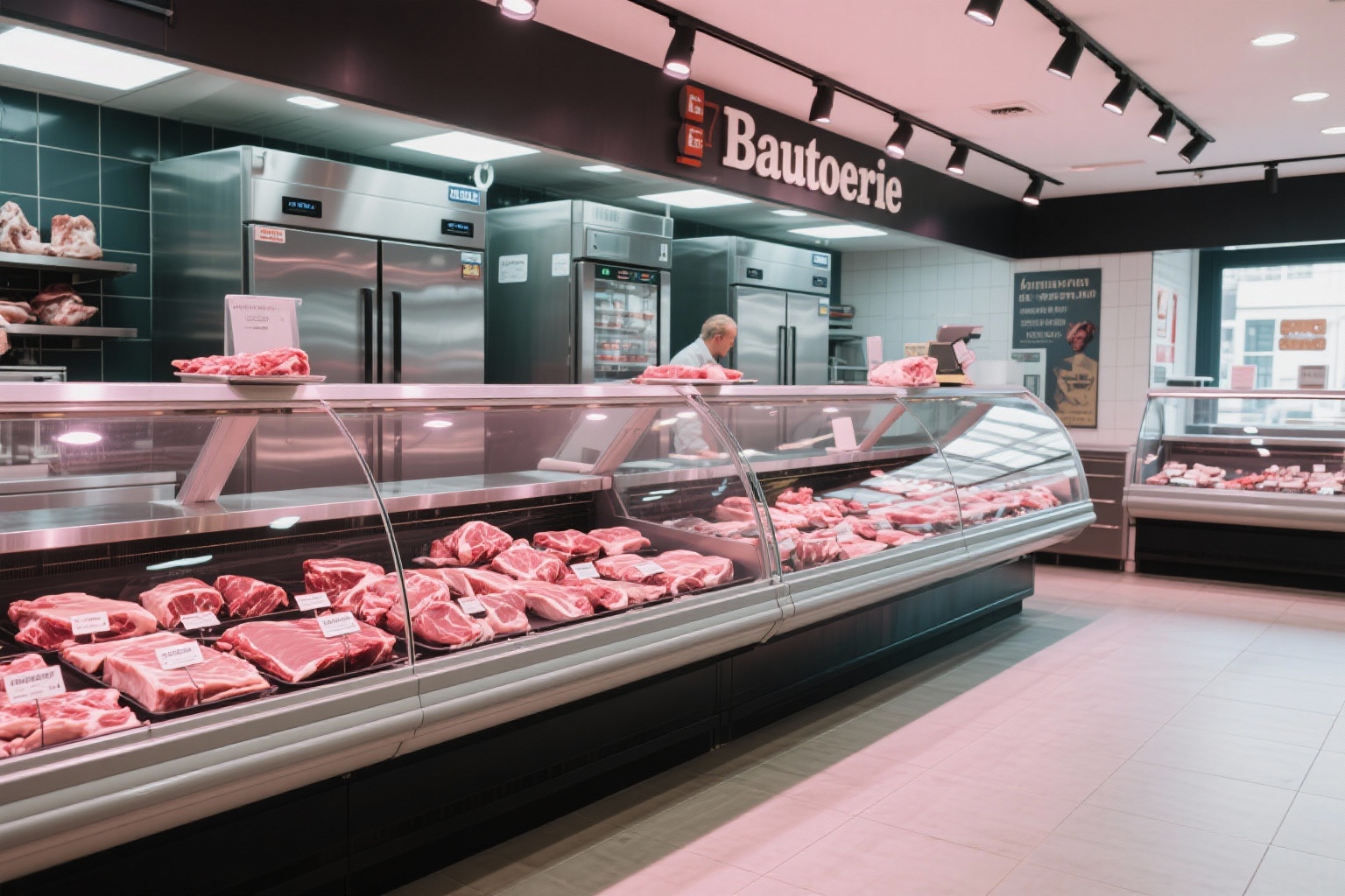 Vitrine réfrigérée boucherie